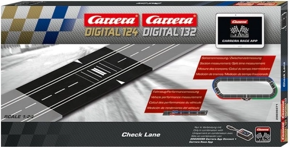 Tussentijdmeting check lane voor carrera digital 132/124 racebanen