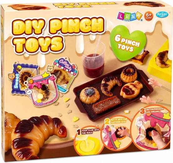 Maak tot wel 6 schattige squishy snoepjes