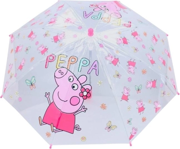 Transparante kinderparaplu Peppa Pig - 1 stuk