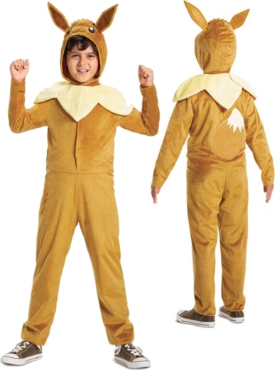 Kinderkostuum Pokémon Eevee kigurumi – Maat 137–149 cm