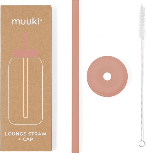 Rietje en deksel in Muuki Lounge-stijl - Canyon Clay