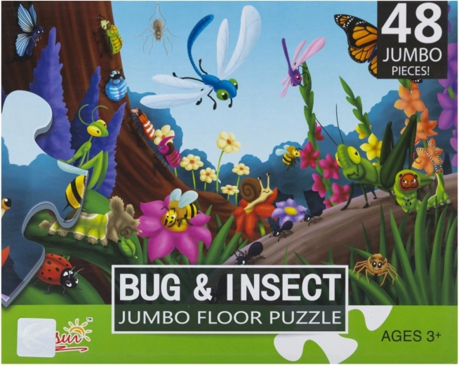 XXL kinderpuzzel insectenwereld 48 stukjes - 1 stuk