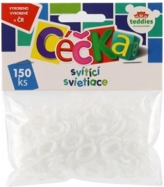 Gloeiende C‑tjes 150 stuks – kunststof verbindingsstukjes