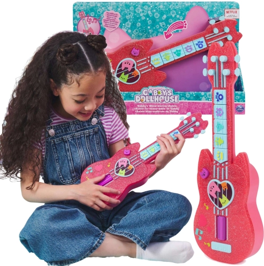 Spin Master Gabby's Dollhouse kattenukulele met melodieën