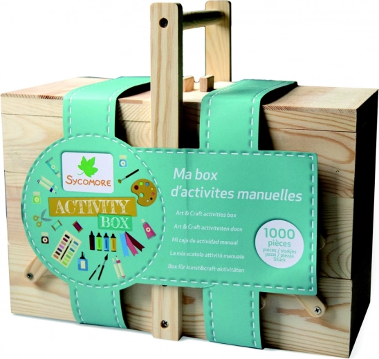 Houten gelaagde knutselkoffer voor kinderen – set van 1000 stuks