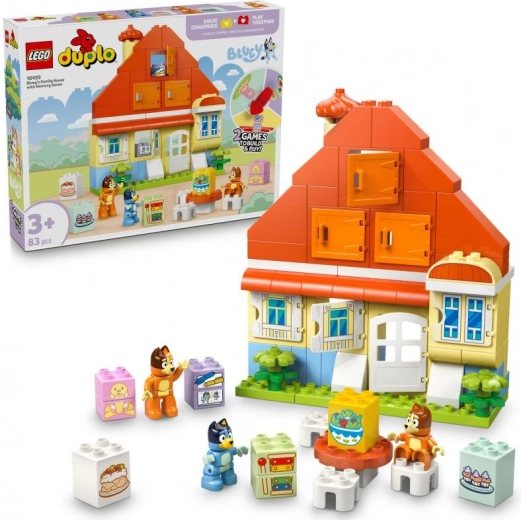 Lego duplo bluey familiehuis met memoryspel