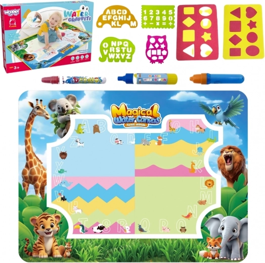 Woopie watertekenmat Safari – letters en cijfers