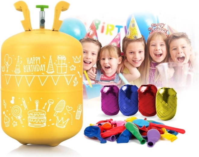 Alles-in-één: helium, ballonnen en lint
