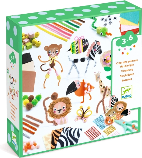 Djeco set decoratieve knutselactiviteiten Jungle