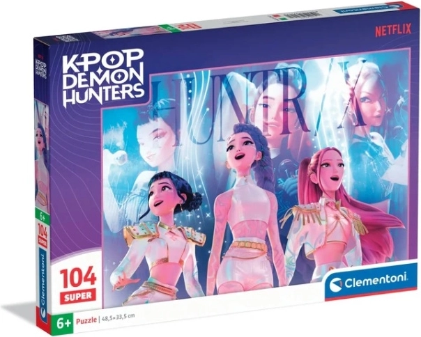 Clementoni puzzel Super K‑Pop Demon Hunters, 104 stukjes