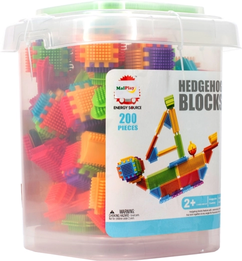 stekelbouwset Wafle in emmer 200 stukjes