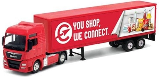 Welly vrachtwagen 1:64
