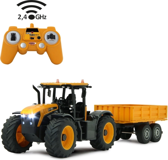 RC-tractor JAMARA JCB Fastrac met kiepaanhanger