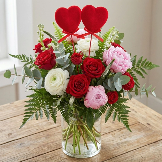 Decoratie voor bloemen en de feesttafel