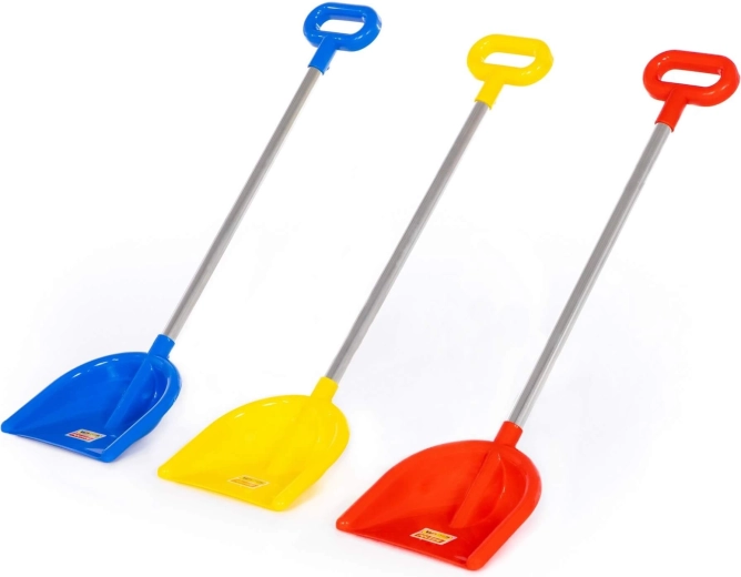 Kinderzandschep met houten steel - 1 stuk