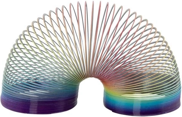 Metalen regenboogveer Goki - 1 stuk