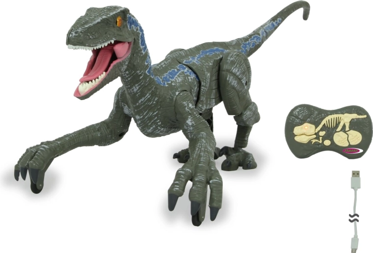 Realistische beweging en dinosaur brul