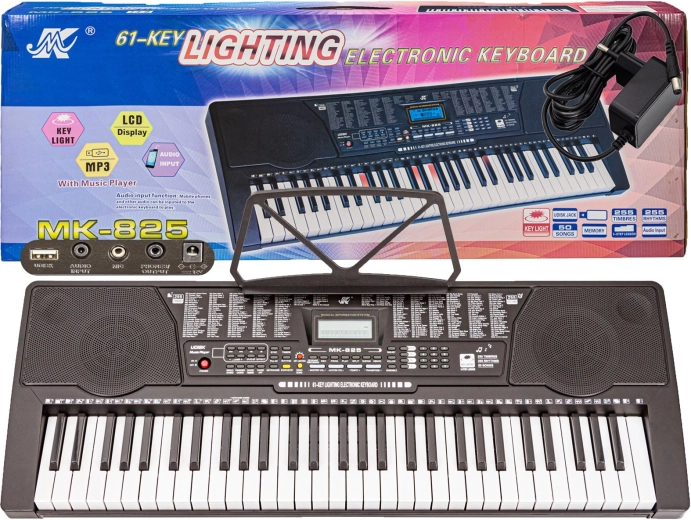 Keyboard MK-825 met verlichte toetsen voor spelenderwijs leren