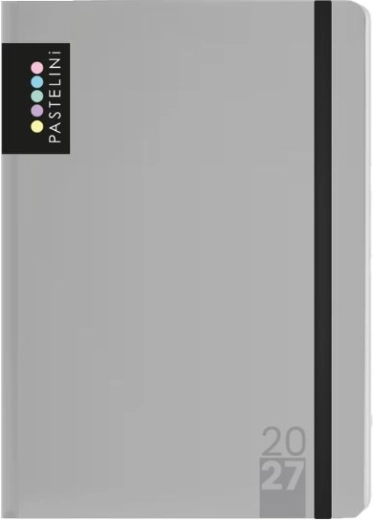 Wekelijkse agenda Pastelini A6 2027 grijs