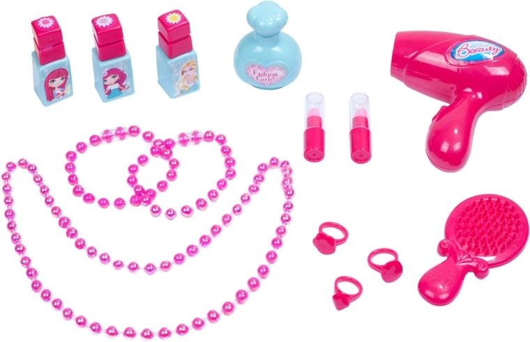Rijke set stylingaccessoires en sieraden