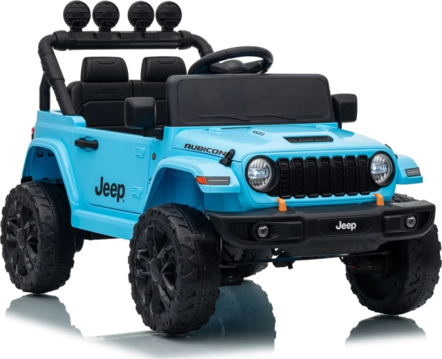 Kinder elektrische auto Jeep Rubicon 24 V lichtblauw