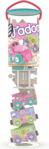 Houten treinbaanset voor meisjes 15 stuks