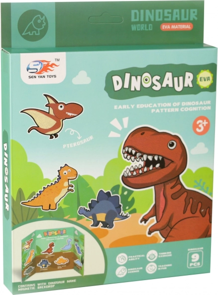 Dino-magneten – creatieve set van foam