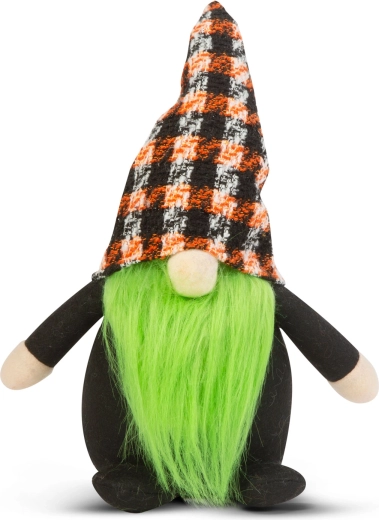 Groene Scandinavische Halloween-kabouter 34 cm