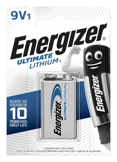 Energizer Ultimate Lithium 9V-lithiumbatterij