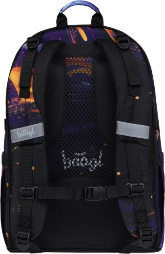 Lichte en ergonomische rugzak met riempjes voor skateboard