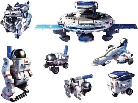 Zonnestelsel set 7-in-1 voor kinderen 10+ Ruimtemodellen + Zonnepaneel + Microbatterij