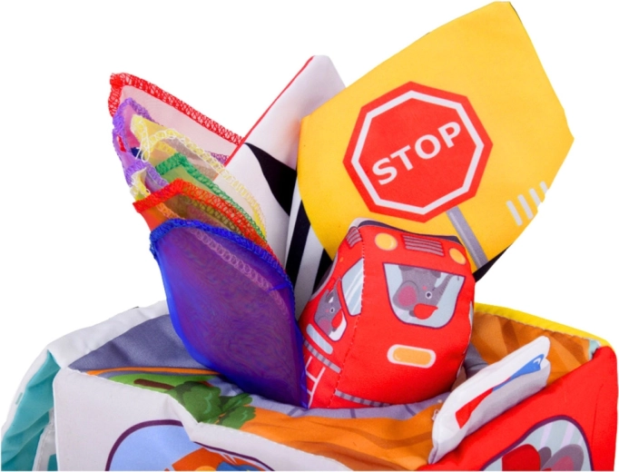 Uittrekbare lintjes en balletjes voor de fijne motoriek