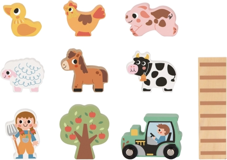 11 delen inclusief dieren en accessoires