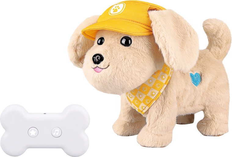 Interactieve pluchen hond met afstandsbediening 27 cm