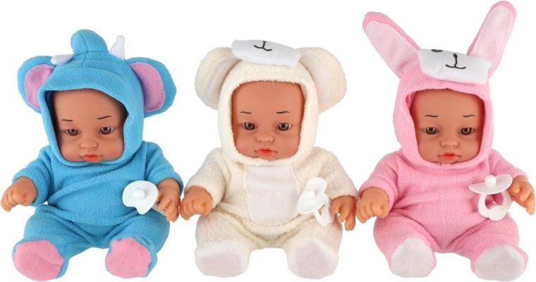 Zachte dieren-onesie in 3 varianten