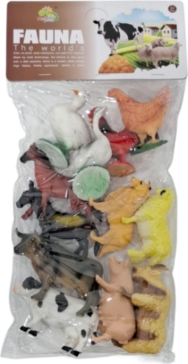 Boerderijdierenfiguurtjes – set van 12 stuks