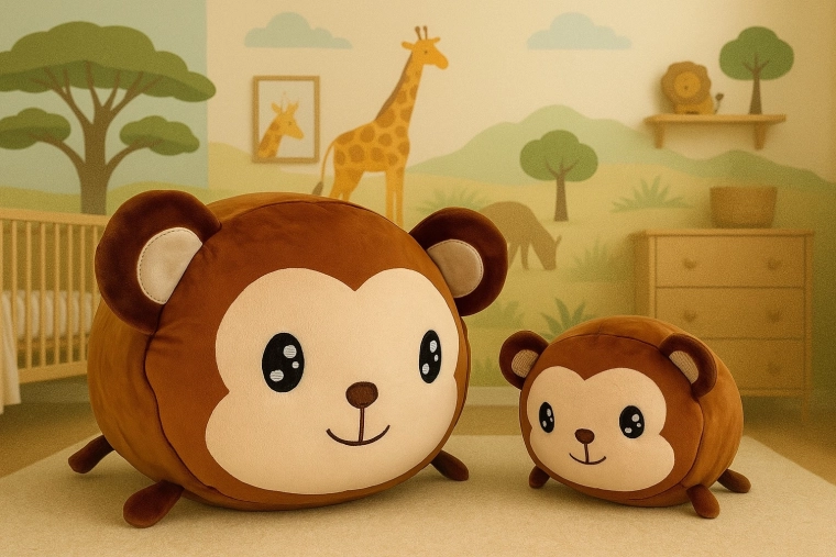 Zijdezachte en veilige pluche vanaf de geboorte