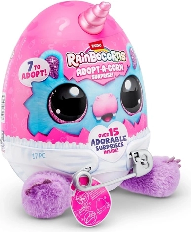 Pluchen knuffel Rainbocorns Adopt a Corn Surprise met verrassing - 1 stuk