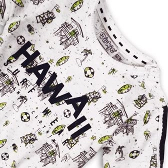 Speelse zomerse HAWAII-print