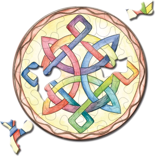 Curiosi ronde puzzel Picoli Knoop 33 stukjes