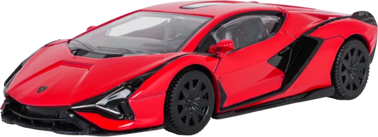 Metalen carrosserie en rubberen wielen