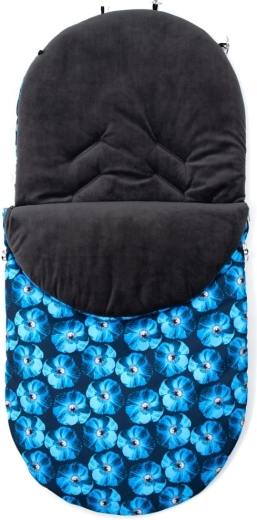 Kinder wintervoetenzak New Baby blauw