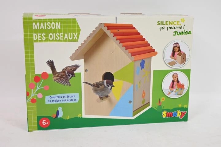 Smoby houten vogelhuisje voor kinderen om te monteren en te schilderen