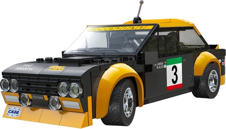 Gelicentieerd Fiat Abarth-rallymodel