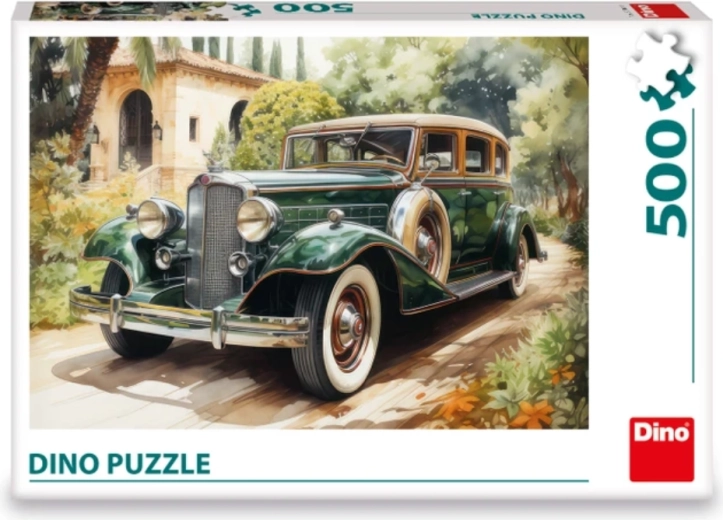 Dino puzzel Groene Rolls-Royce 500 stukjes