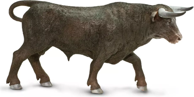 Figuur zwarte stier Safari Ltd. - 1 stuk