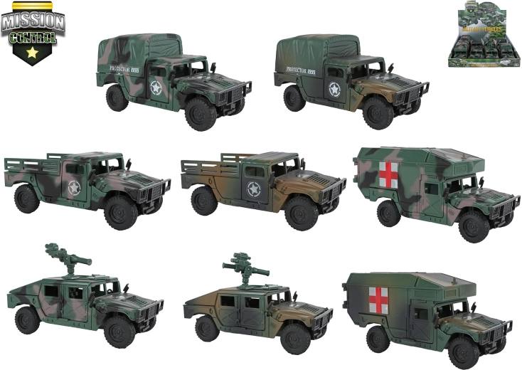 Terrein militair voertuig Mission Control met vliegwiel 13–15 cm (8 stuks)
