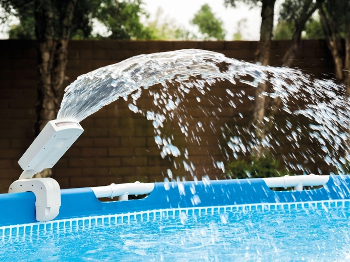 Eenvoudige montage en compatibel met INTEX-zwembaden