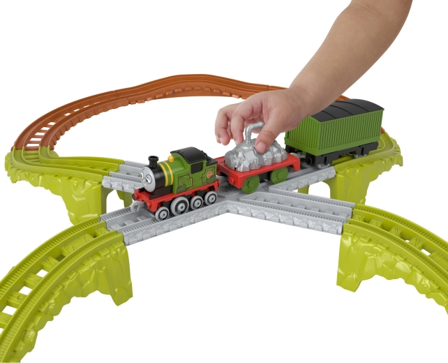 Locomotief Whiff en vrachtwagonnetjes