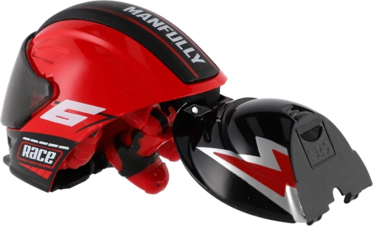 Afneembare helm voor extra realisme